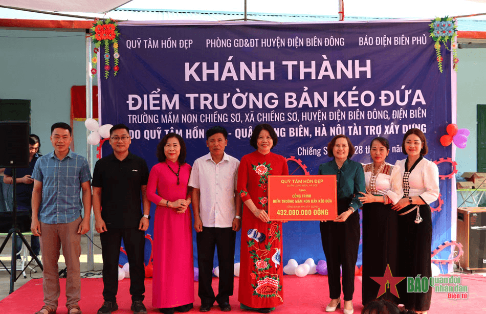 Điện Biên khánh thành điểm trường bản Kéo Đứa