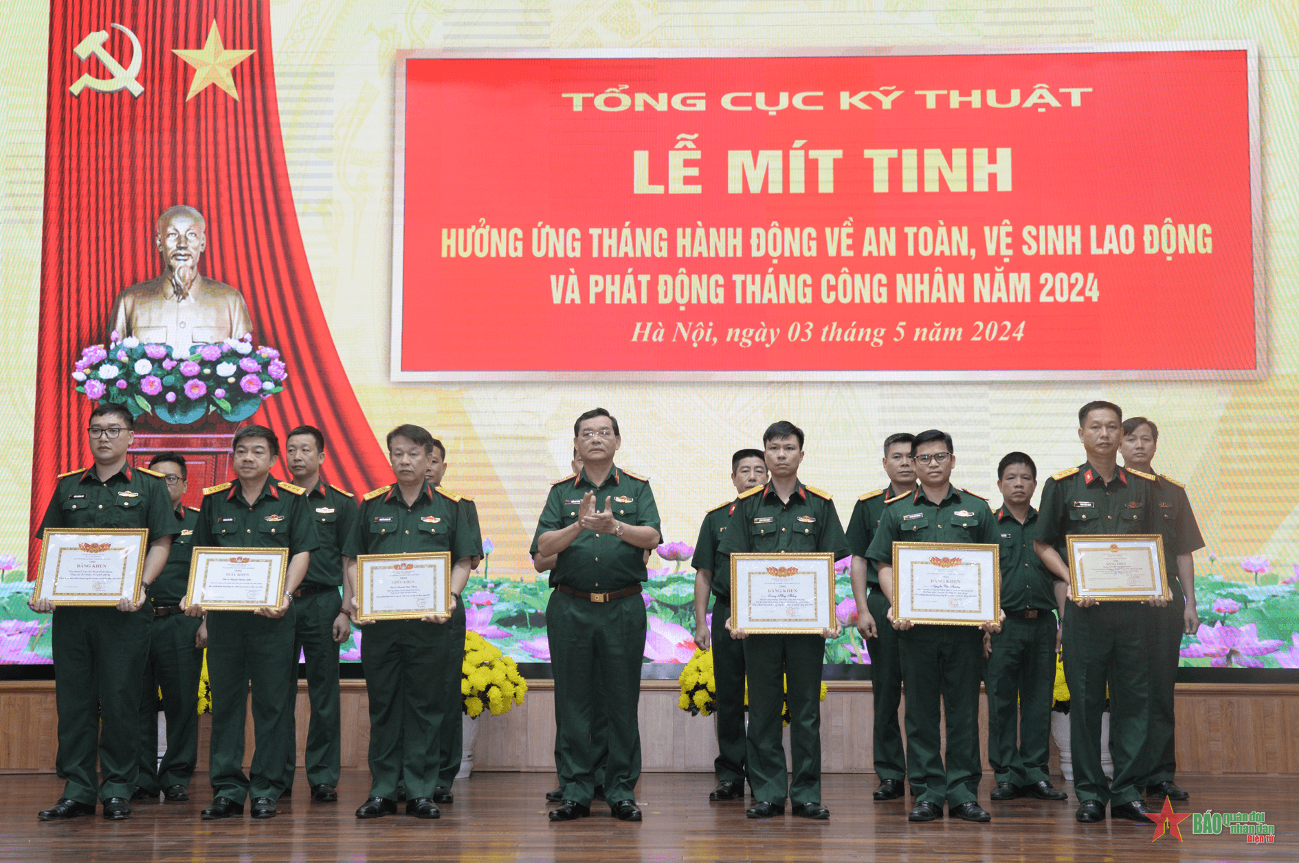 Tổng cục Kỹ thuật hưởng ứng tháng hành động về an toàn, vệ sinh lao động