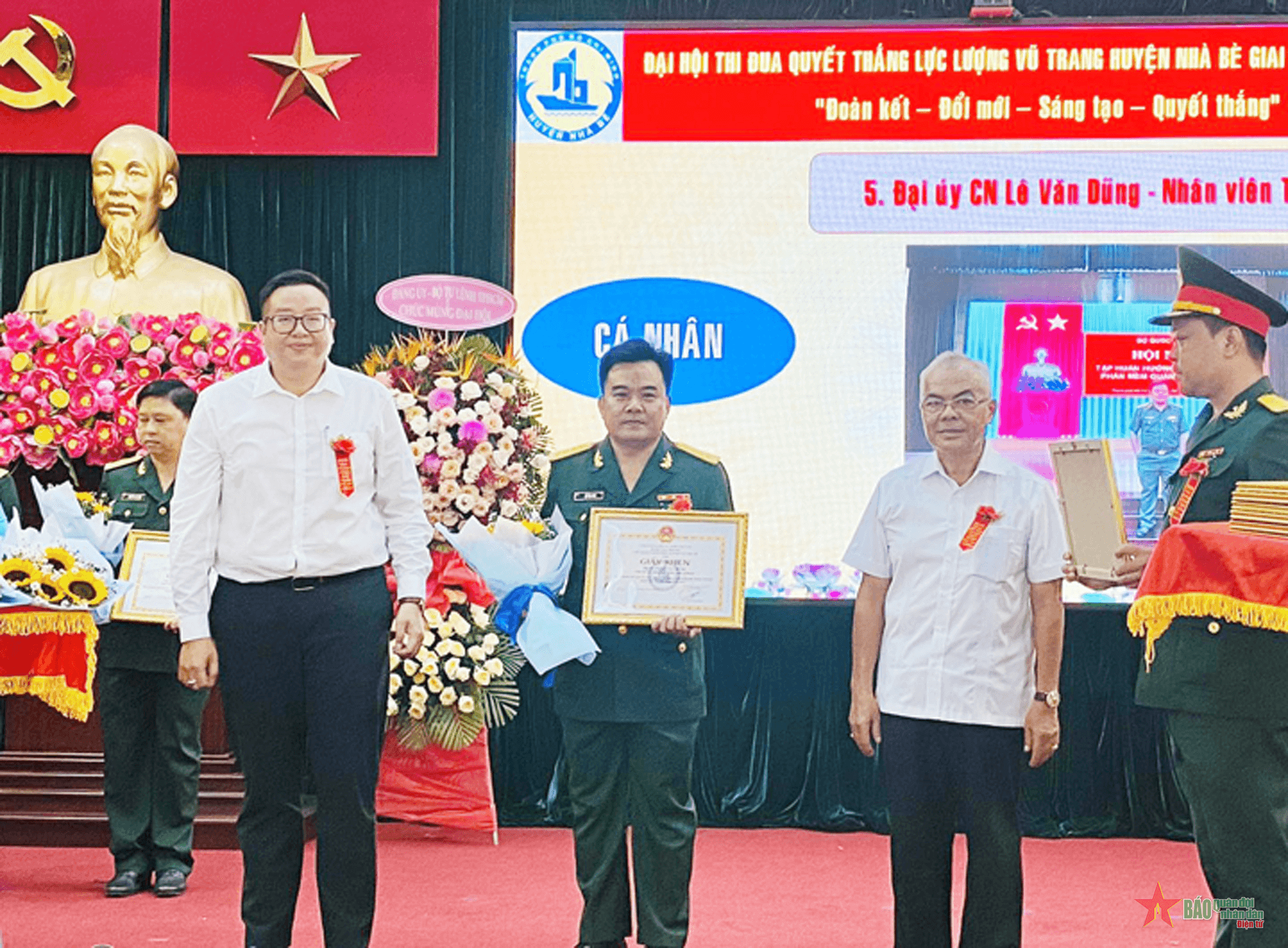 Đại hội Thi đua Quyết thắng lực lượng vũ trang huyện Nhà Bè