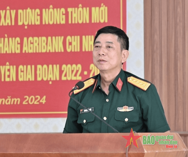 Bộ CHQS tỉnh Đắk Nông sơ kết chương trình hỗ trợ xây dựng nông thôn mới tại xã Đức Xuyên