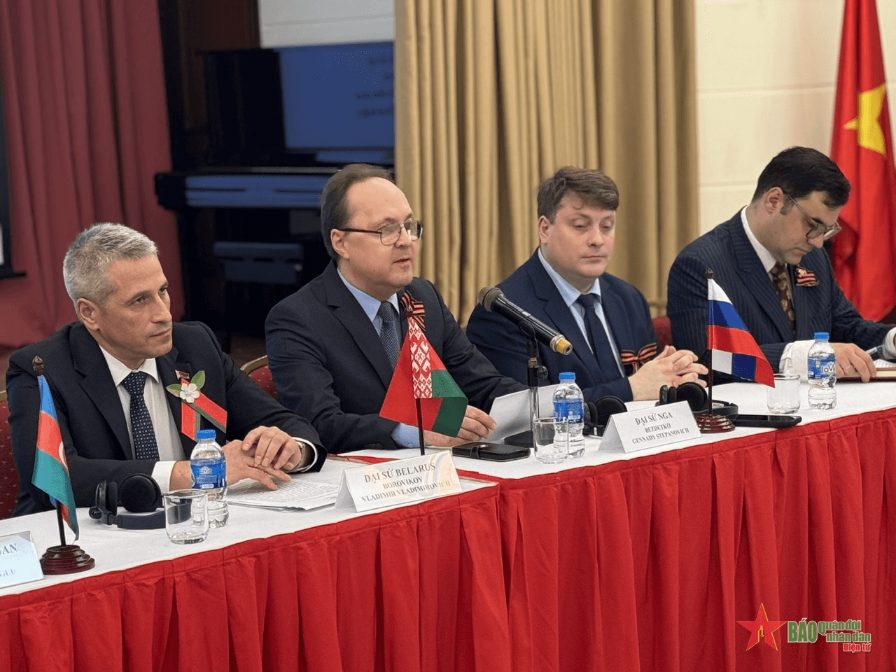 Nga, Belarus và Việt Nam cùng chia sẻ những ký ức hào hùng và vô cùng thiêng liêng