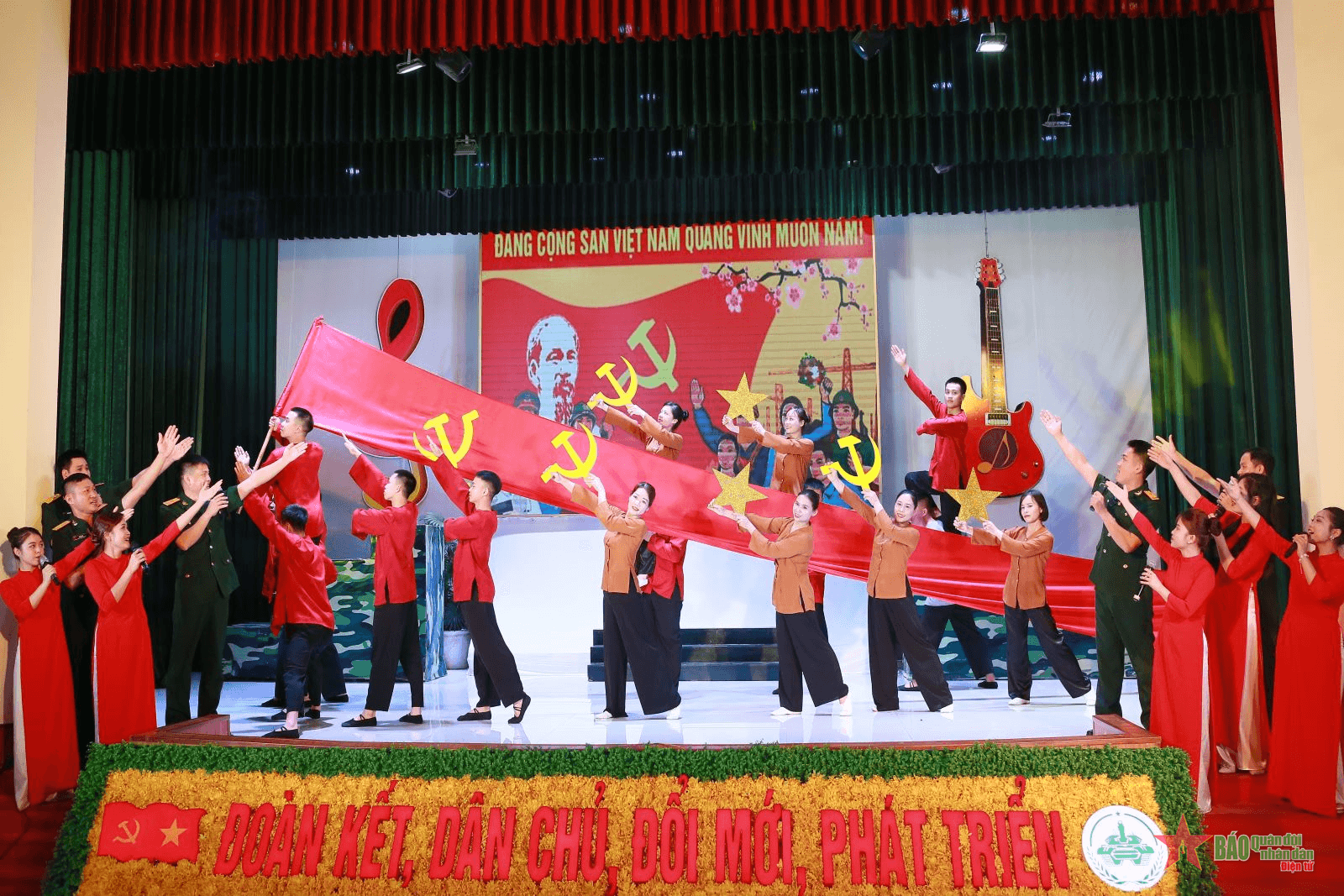 9 đội tuyển tham gia Liên hoan Nghệ thuật quần chúng Binh chủng Tăng thiết giáp