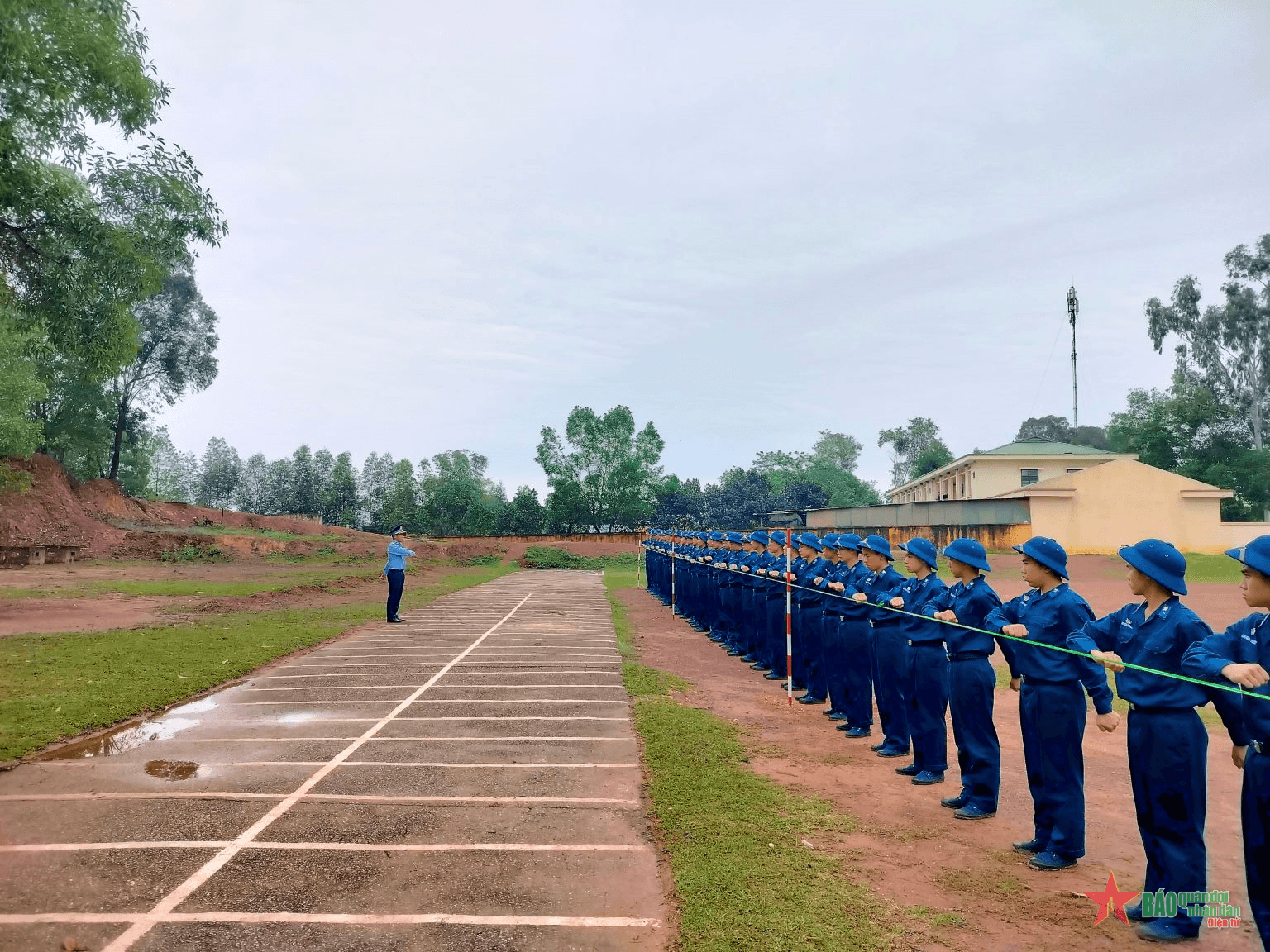 Ðể chiến sĩ mới trưởng thành hơn sau mỗi ngày huấn luyện