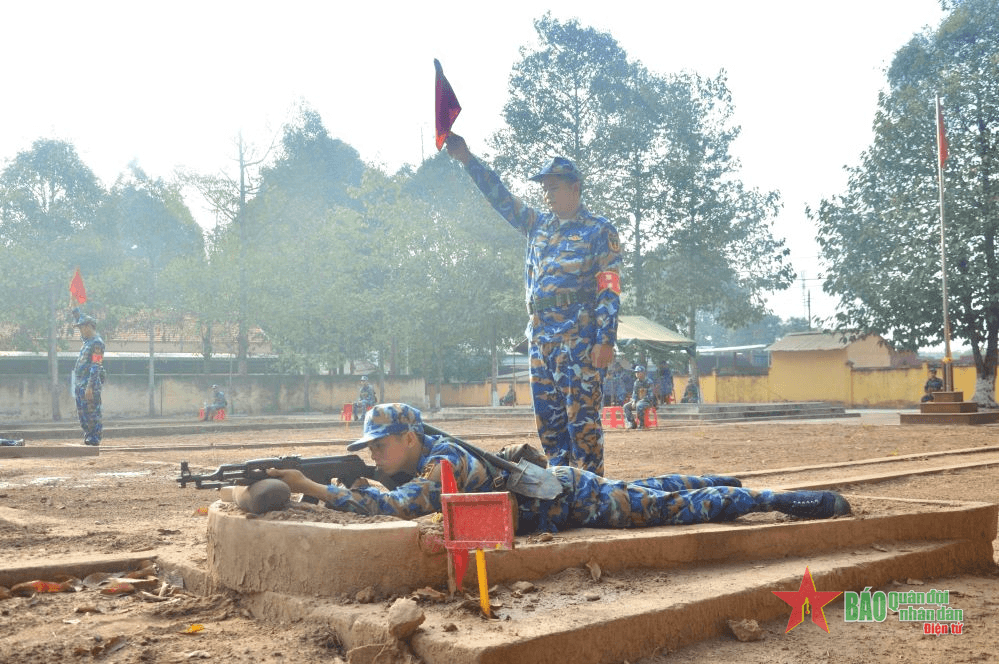 Lữ đoàn 962, Quân khu 9: Tổ chức bắn tập tổng hợp cho chiến sĩ mới