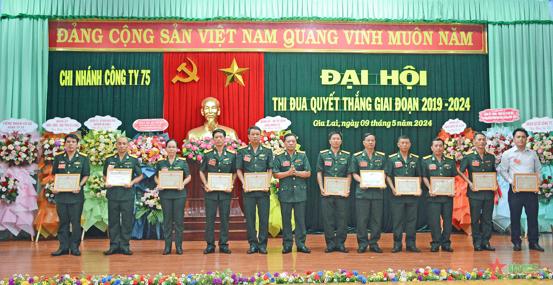 Phong trào Thi đua Quyết thắng tạo môi trường, động lực thúc đẩy Công ty 75 hoàn thành xuất sắc nhiệm vụ