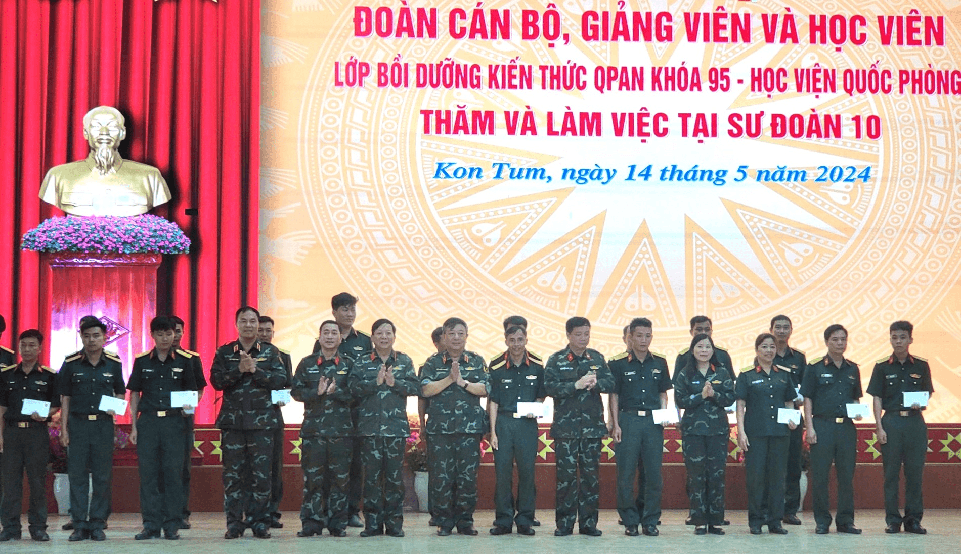 Học viện Quốc phòng nghiên cứu thực tế tại các tỉnh Tây Nguyên