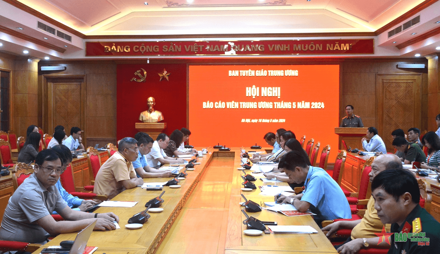 Ban Tuyên giáo Trung ương tổ chức Hội nghị báo cáo viên Trung ương tháng 5