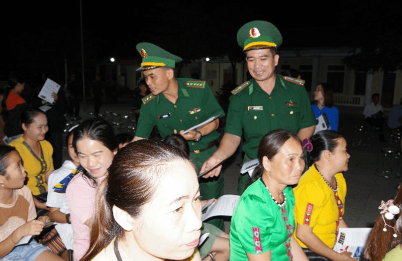 Tuyên truyền phòng, chống di cư trái phép ở xã biên giới