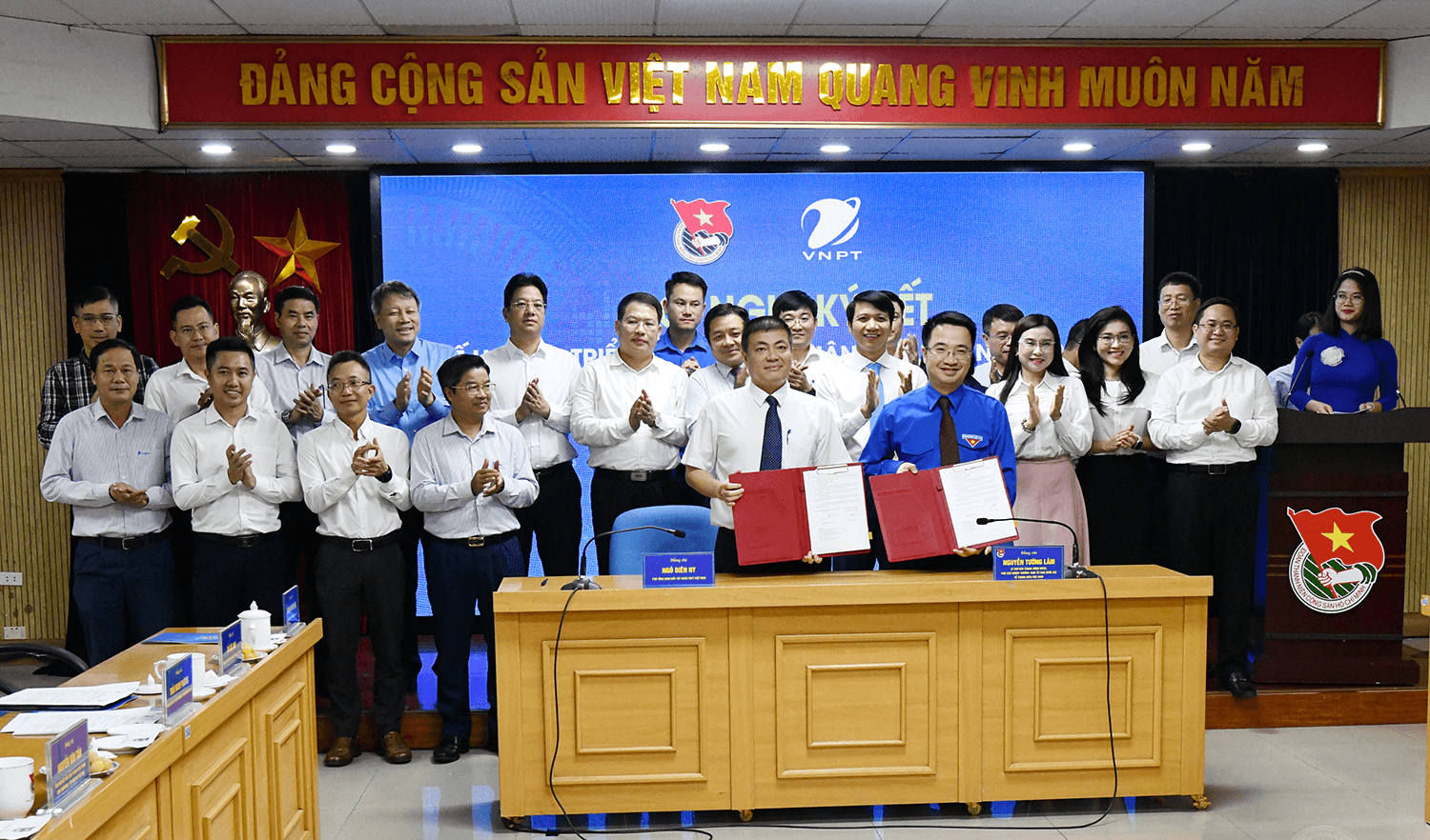 Tập đoàn VNPT và Trung ương Đoàn ký kết kế hoạch triển khai thỏa thuận hợp tác năm 2024