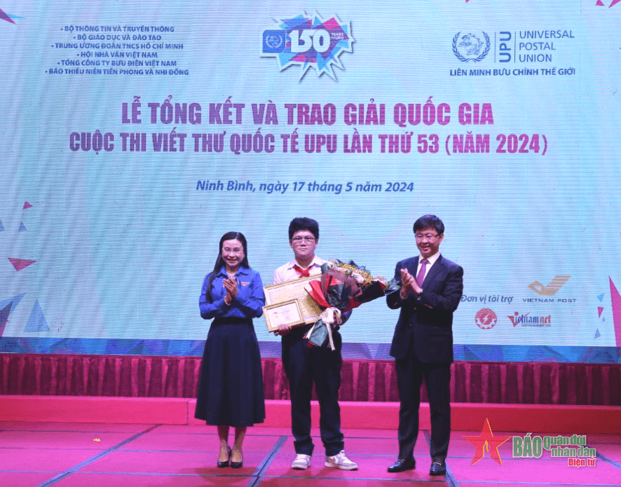 Tổng kết và trao giải Cuộc thi viết thư quốc tế UPU lần thứ 53