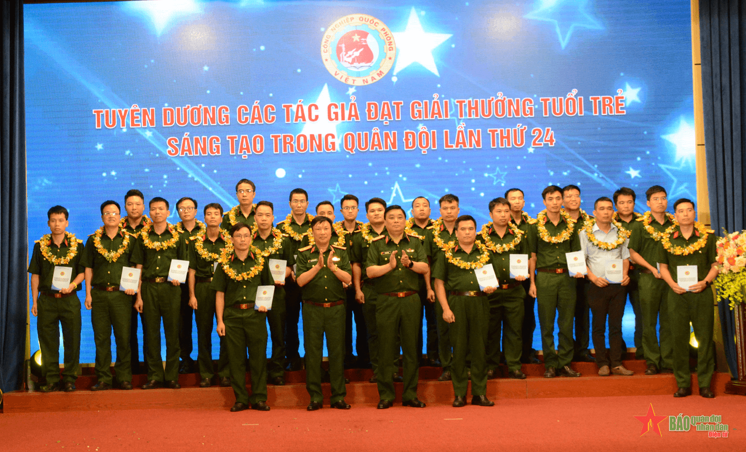 Tổng cục Công nghiệp Quốc phòng: Tuyên dương cá nhân đoạt Giải thưởng Tuổi trẻ sáng tạo trong Quân đội lần thứ 24