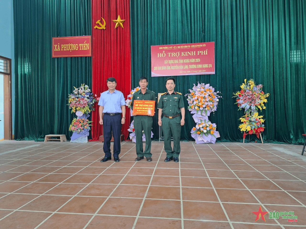 Hỗ trợ cựu chiến binh xây dựng nhà tình nghĩa