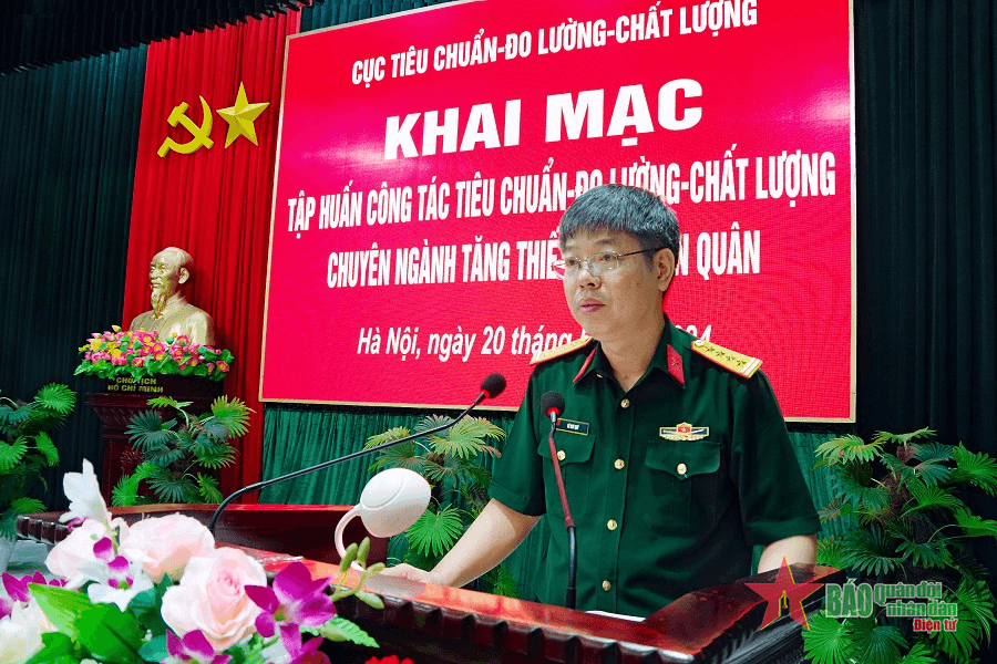 Hội nghị tập huấn công tác tiêu chuẩn - đo lường - chất lượng chuyên ngành Tăng thiết giáp toàn quân năm 2024