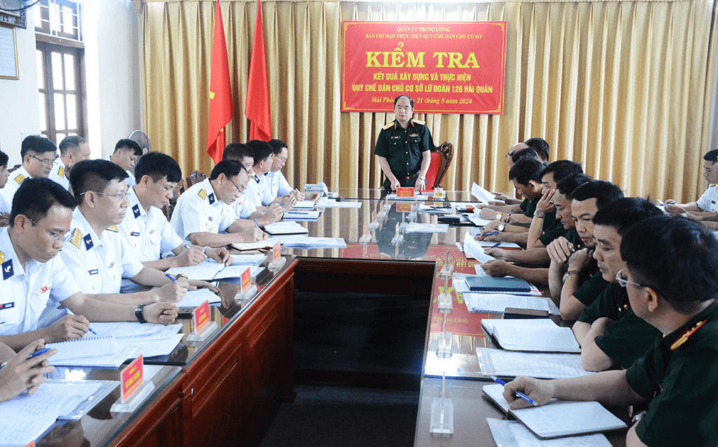 Lữ đoàn Đặc công Hải quân 126: Thực hiện nền nếp hoạt động đối thoại dân chủ
