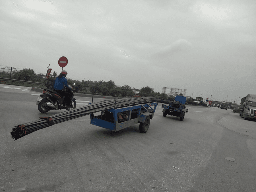Xe tự chế vẫn lưu thông trên đường