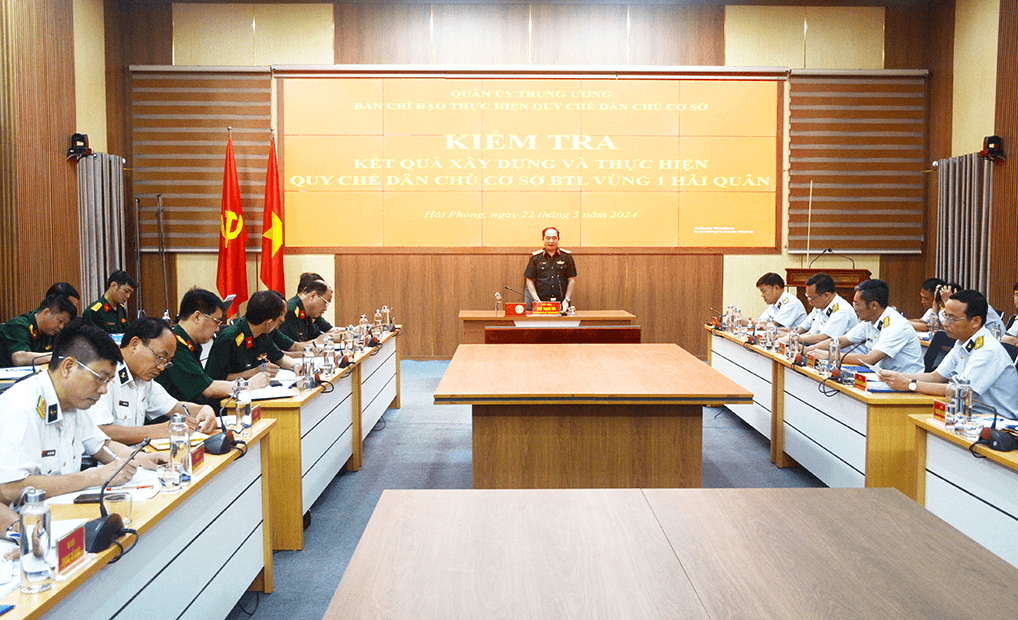 Bộ tư lệnh Vùng 1 Hải quân: Thực hiện tốt quy chế lãnh đạo một số mặt công tác quan trọng