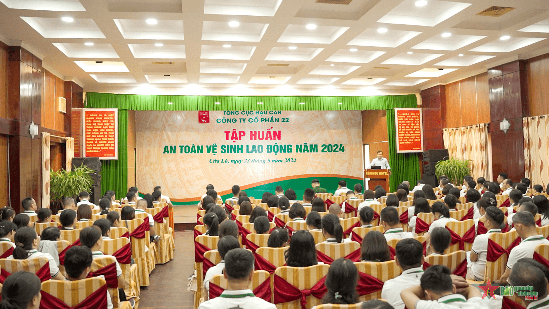 Công ty Cổ phần 22 cải thiện điều kiện làm việc, phòng ngừa tai nạn lao động hiệu quả