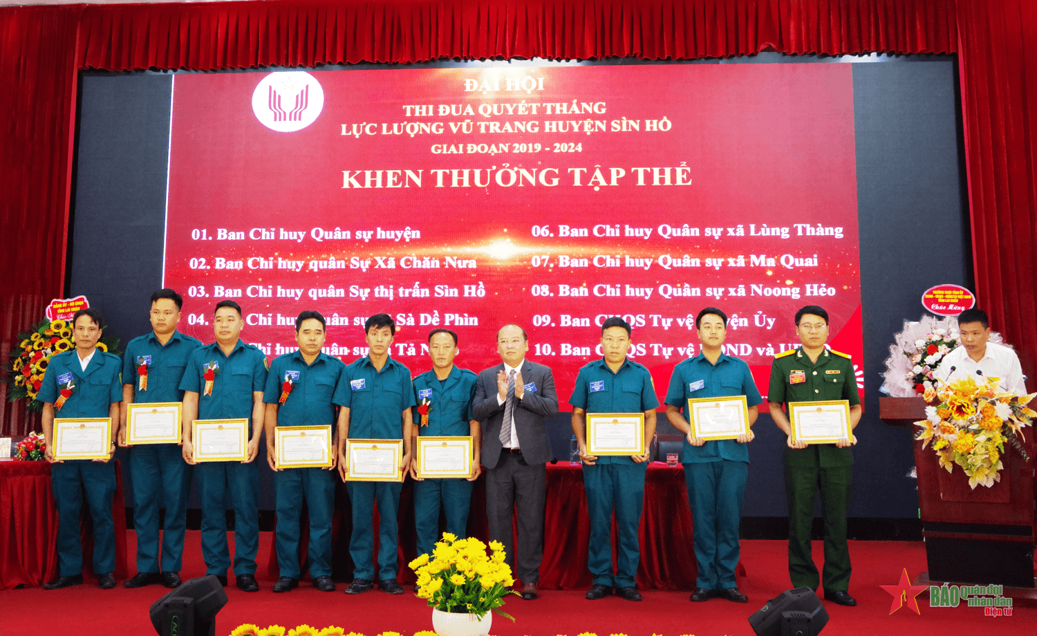 Lai Châu: Đại hội Thi đua Quyết thắng lực lượng vũ trang huyện Sìn Hồ giai đoạn 2019-2024