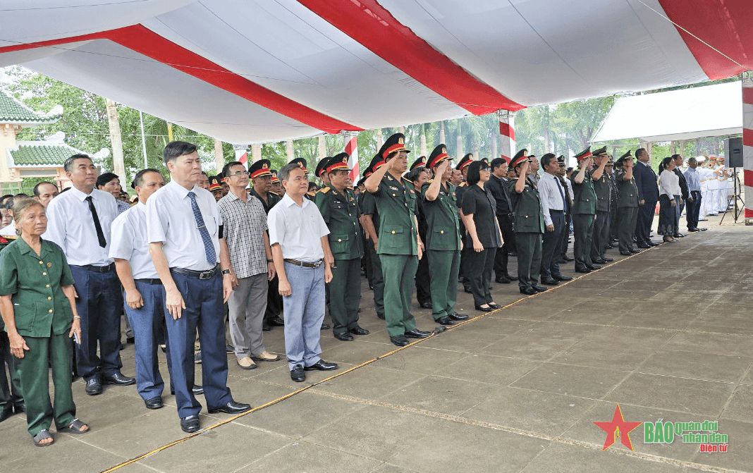Gia Lai: Tổ chức Lễ truy điệu, an táng 21 hài cốt liệt sĩ quân tình nguyện và chuyên gia Việt Nam hy sinh ở Campuchia