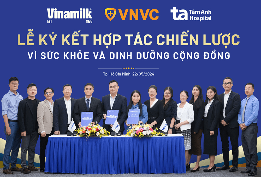 Vinamilk ký kết hợp tác chiến lược cùng VNVC, Bệnh viện Đa khoa Tâm Anh về tăng cường chăm sóc sức khỏe cộng đồng