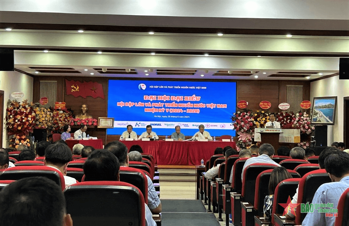 Hội Đập lớn và phát triển nguồn nước Việt Nam tổ chức Đại hội đại biểu nhiệm kỳ 2024-2029
