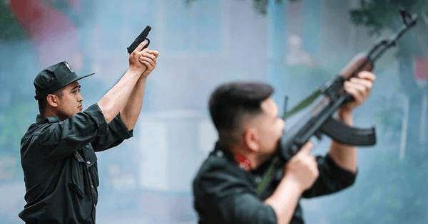 Trong các trường hợp nào thì được nổ súng quân dụng khi thực hiện nhiệm vụ bảo đảm an ninh, trật tự?