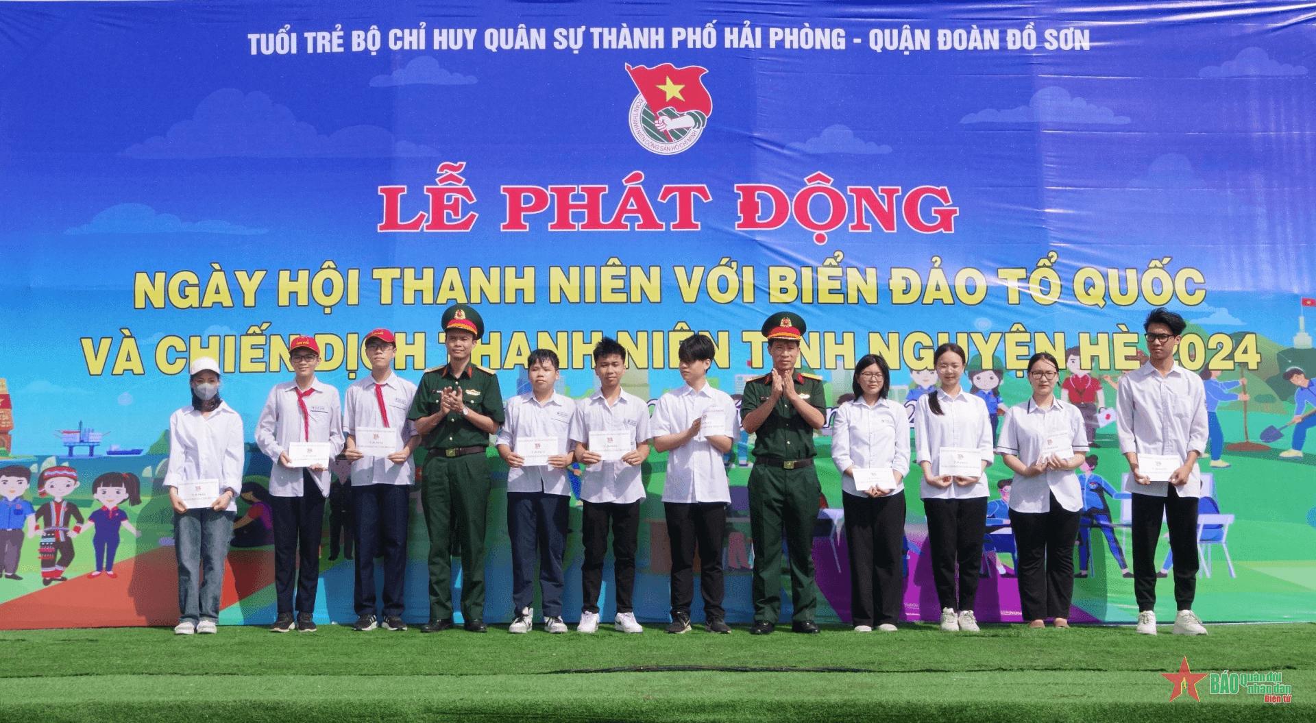 Bộ CHQS TP Hải Phòng phát động Ngày hội thanh niên với biển đảo Tổ quốc