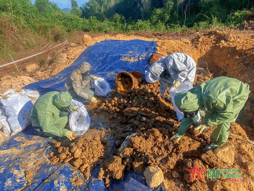 Bộ đội hóa học Quân khu 5: Tham gia xử lý triệt để chất độc hóa học tồn lưu sau chiến tranh