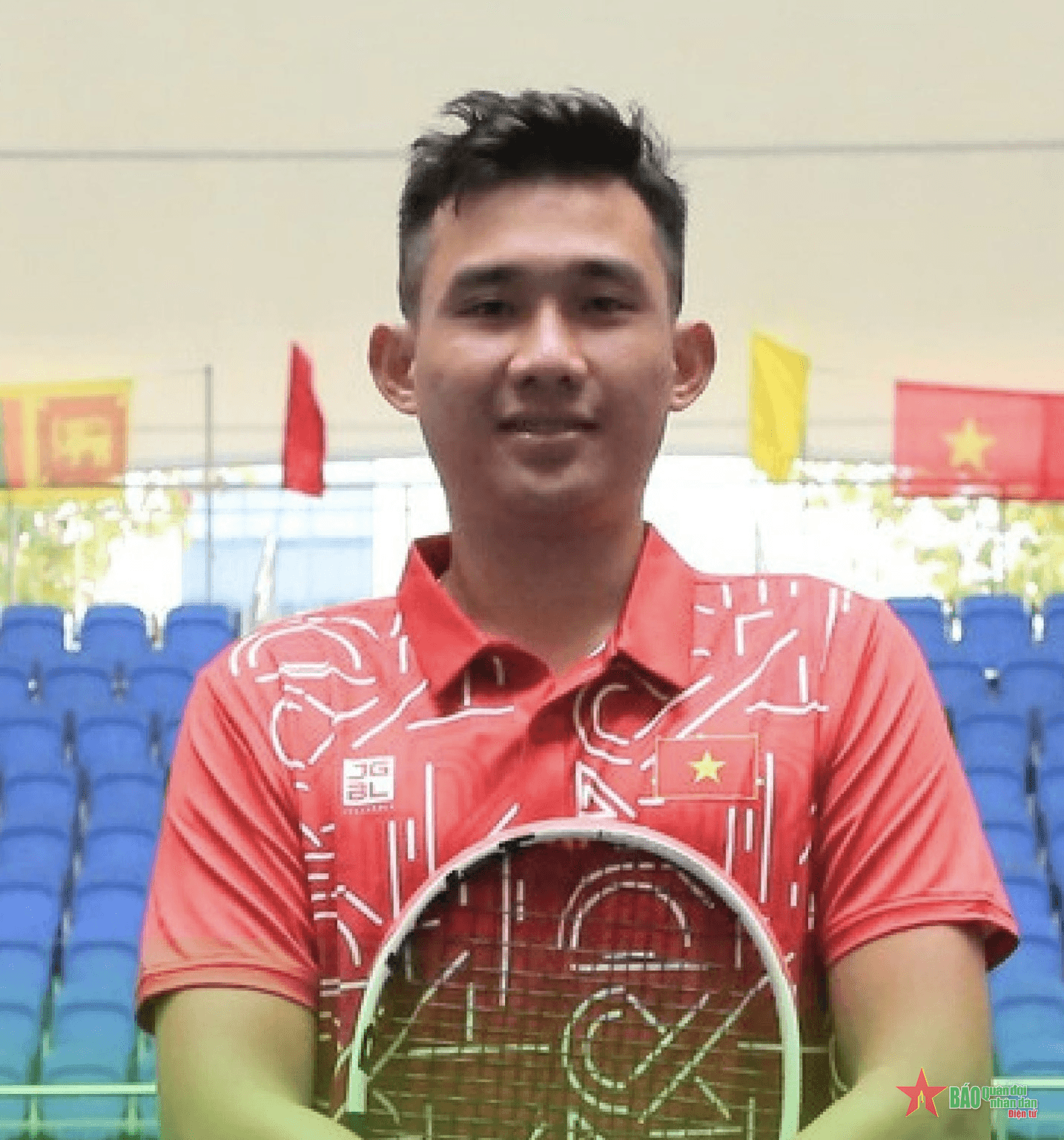 Tay vợt Quân đội Nguyễn Văn Phương - chủ lực tại Davis Cup nhóm III