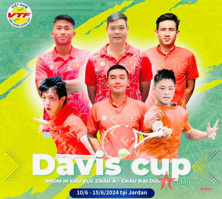 Tuyển quần vợt Việt Nam dự Davis Cup nhóm III khu vực châu Á - châu Đại Dương 2024