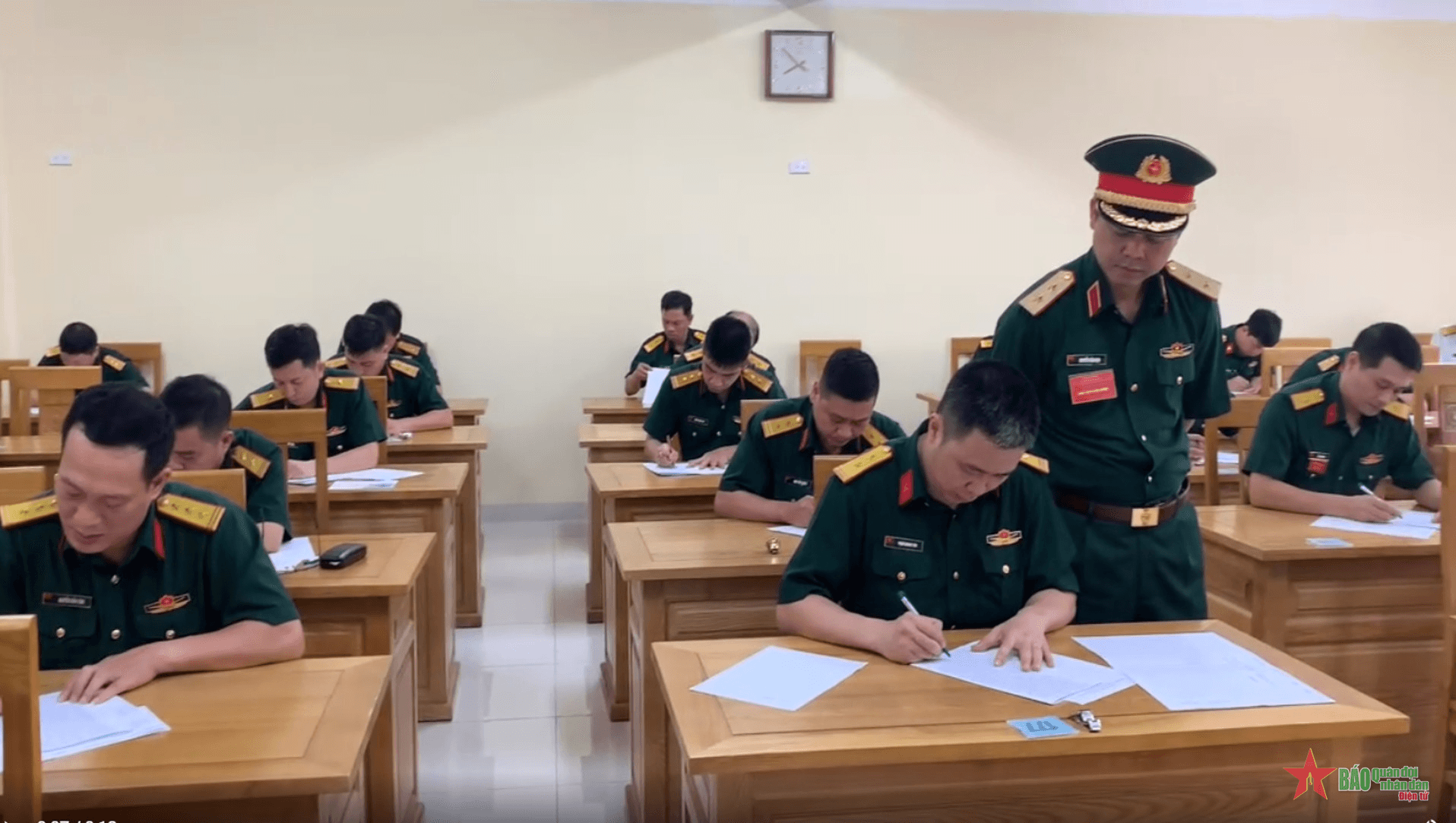 Học viện Chính trị tổ chức thi tốt nghiệp đối tượng đào tạo ngắn hạn khóa 20