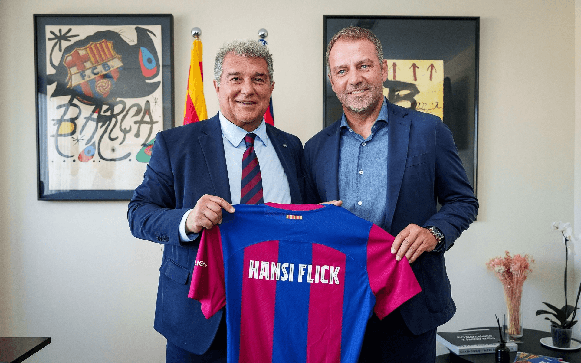 Ông Hansi Flick làm huấn luyện viên trưởng Barcelona