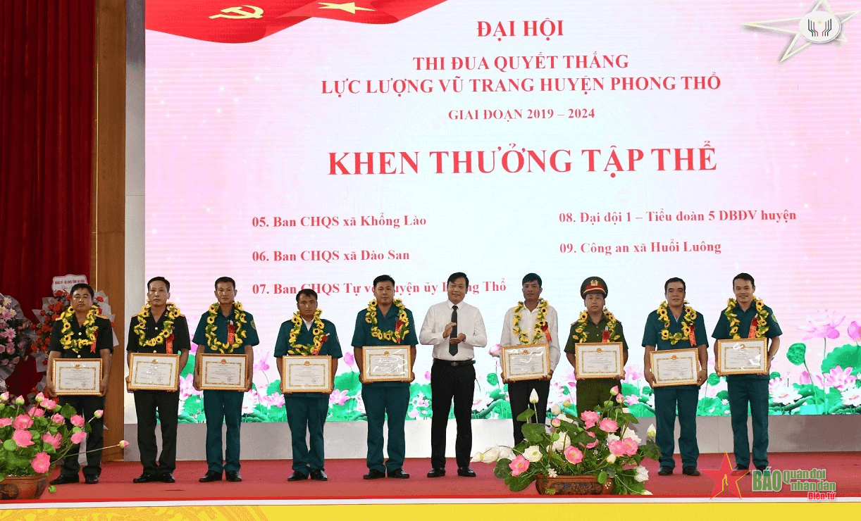 LLVT huyện Phong Thổ (Lai Châu) thực hiện có hiệu quả các đề án, mô hình sáng tạo