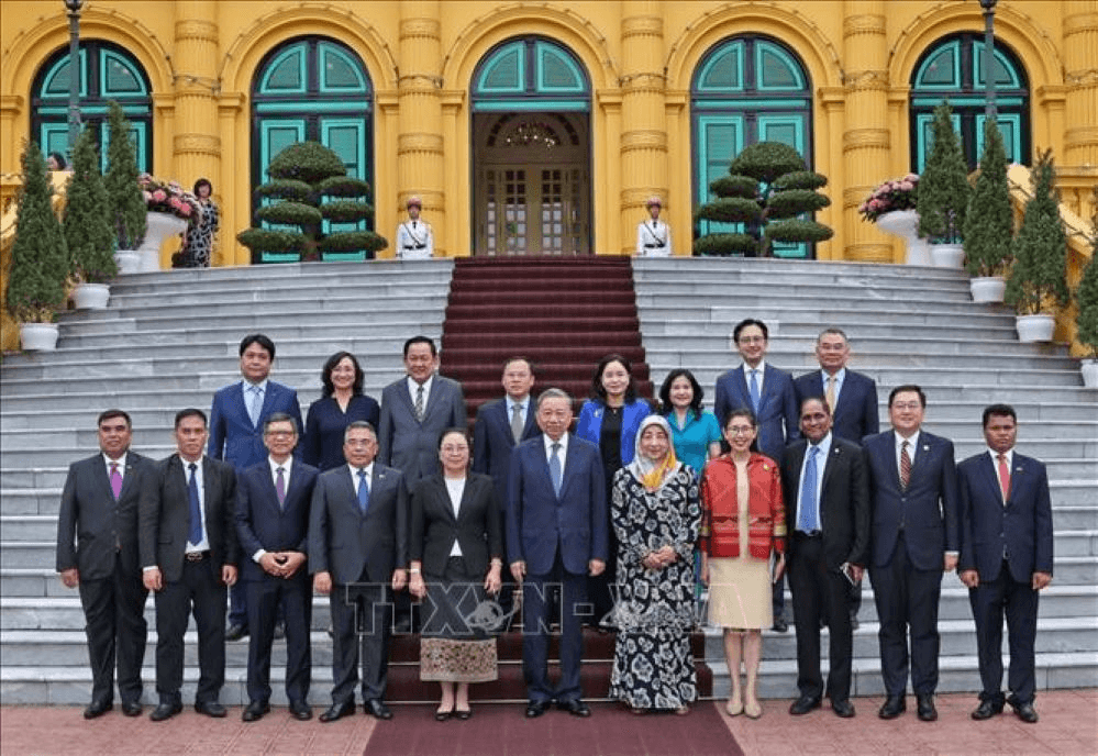 Chủ tịch nước Tô Lâm tiếp Đại sứ, Đại biện các nước ASEAN và Timor-Leste
