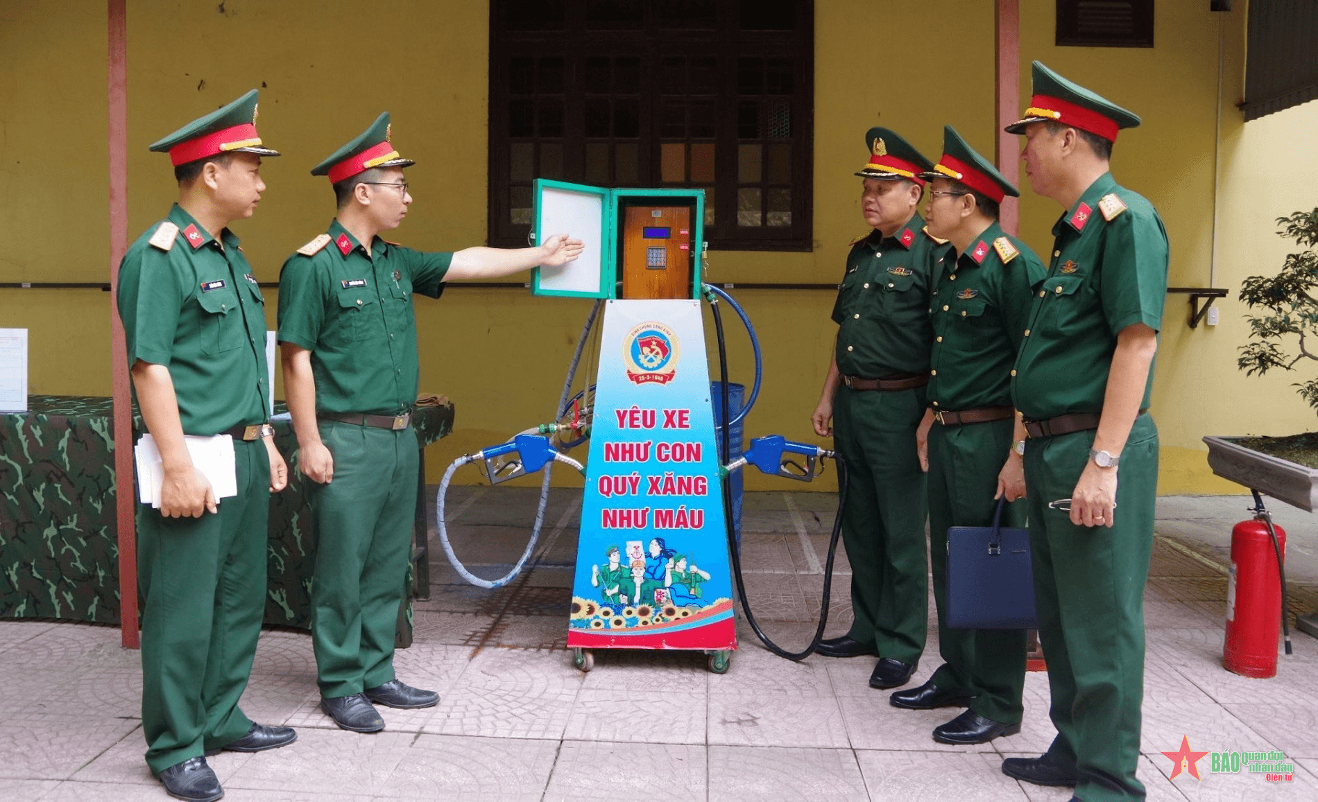 Phúc tra kho xăng dầu chiến thuật toàn quân năm 2024 tại Lữ đoàn 229