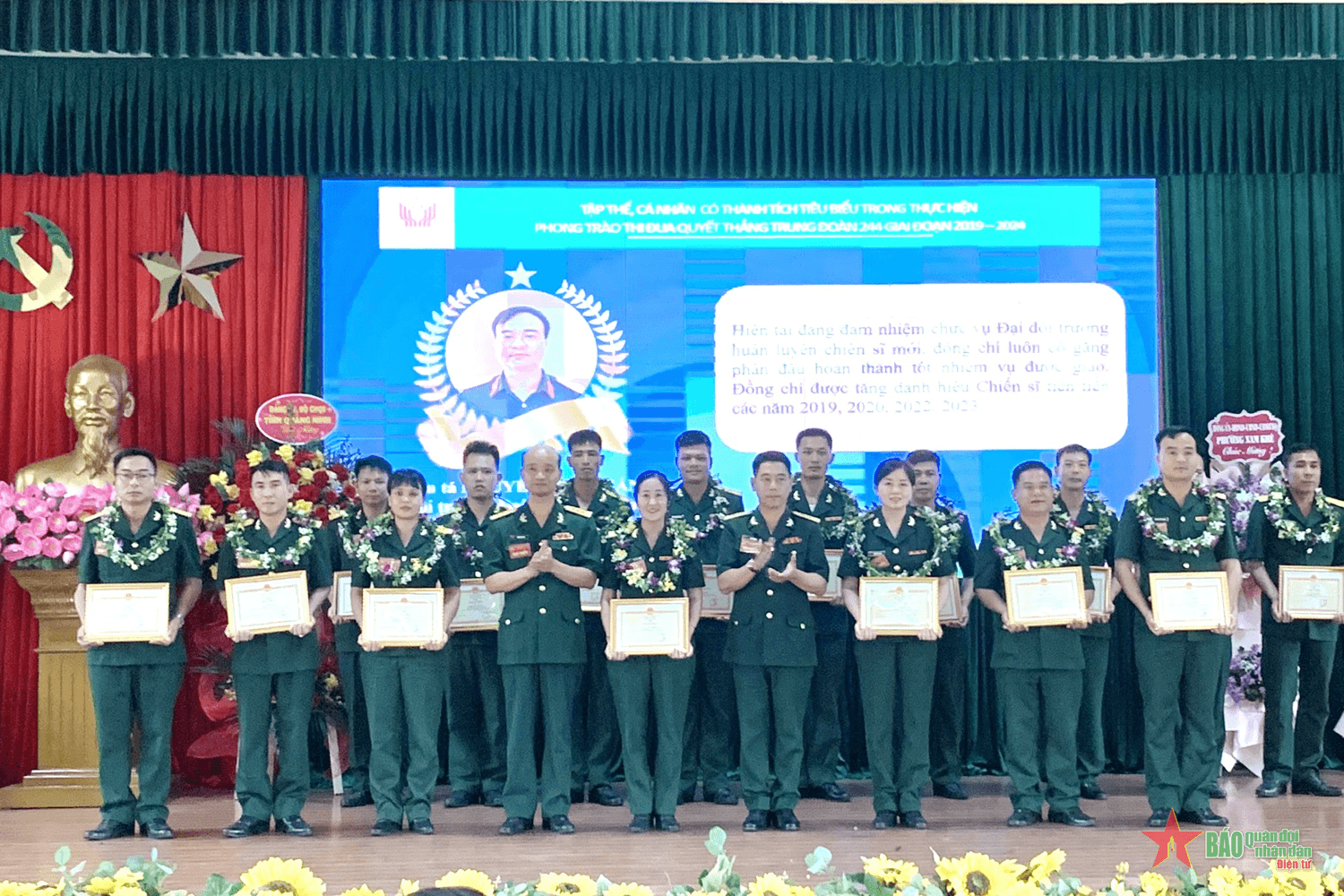 Đại hội Thi đua Quyết thắng Trung đoàn 244 giai đoạn 2019-2024