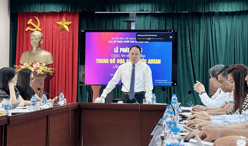 Sẽ trao 16 giải thưởng tại Cuộc thi và triển lãm tranh đồ họa các nước ASEAN 2024
