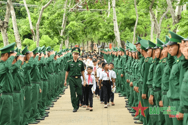Bộ đội Biên phòng tỉnh Đắk Lắk: Tổ chức Tiết học biên cương tại xã biên giới Krông Na