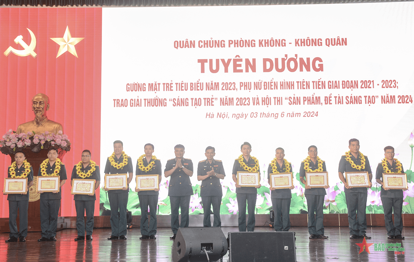 Quân chủng Phòng không-Không quân tuyên dương gương mặt trẻ tiêu biểu