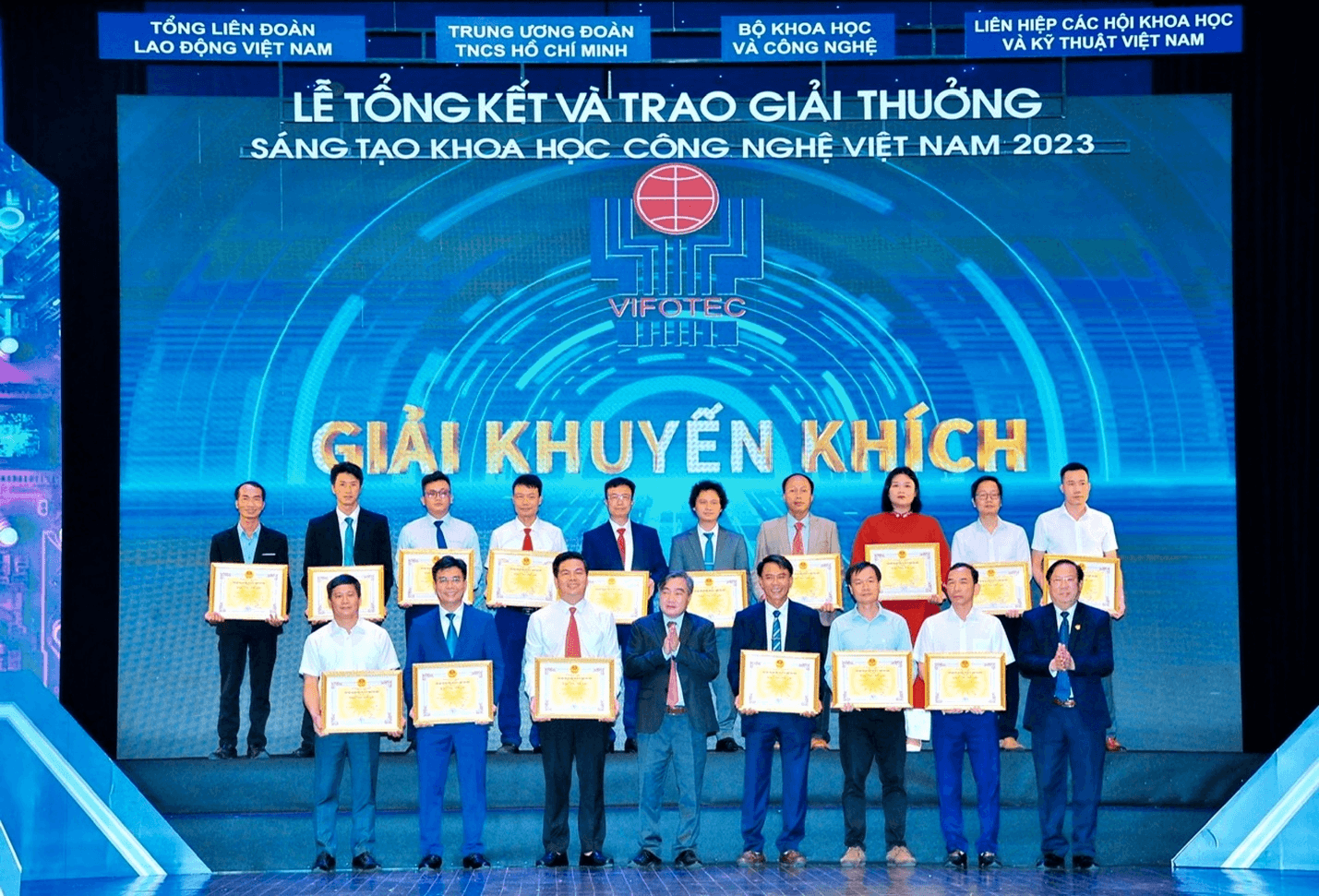 Hai công trình khoa học công nghệ của PV GAS được trao Giải thưởng VIFOTEC 2023