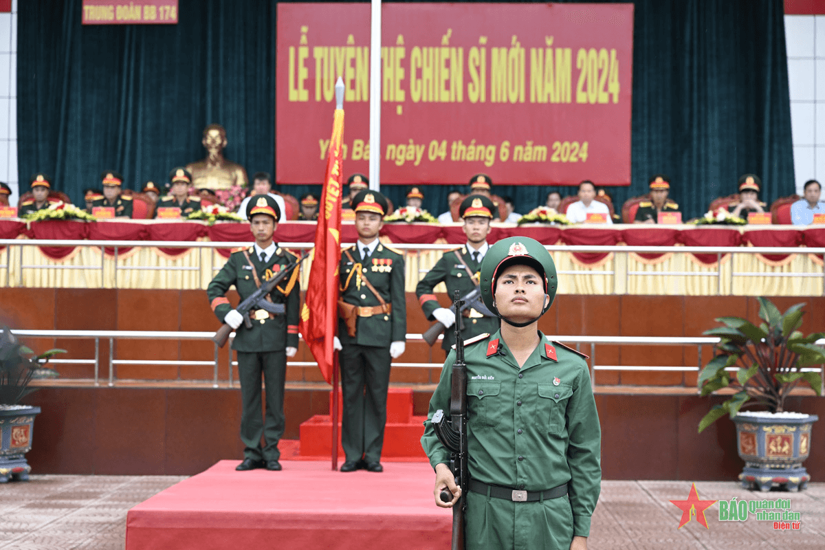 Các đơn vị tổ chức Lễ tuyên thệ chiến sĩ mới năm 2024