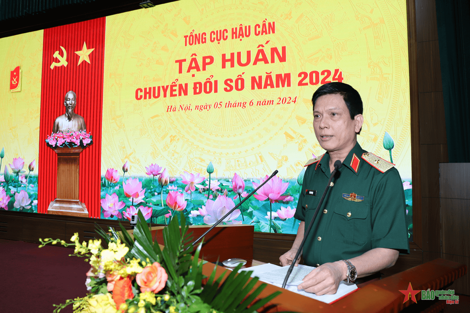 Tổng cục Hậu cần tổ chức tập huấn chuyển đổi số năm 2024