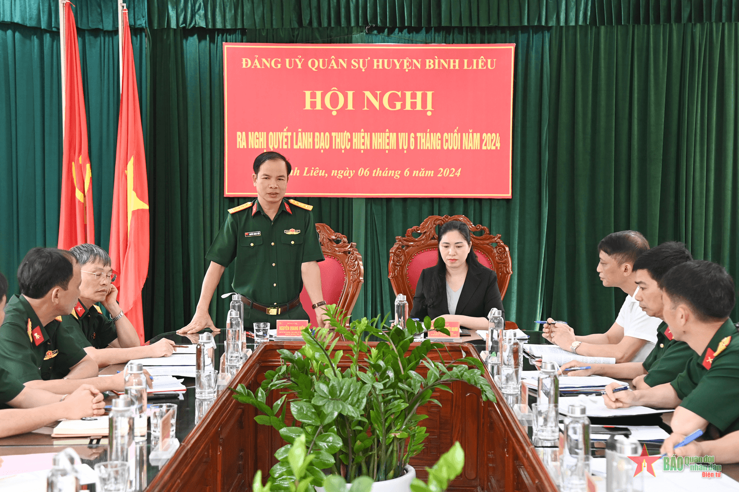Quán triệt, triển khai thực hiện nghiêm túc các nghị quyết, chỉ thị, mệnh lệnh 6 tháng cuối năm 2024