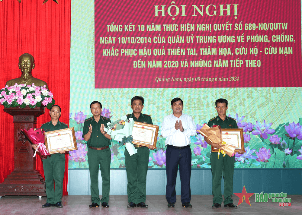 BĐBP tỉnh Quảng Nam tổng kết 10 năm thực hiện nhiệm vụ phòng, chống, khắc phục hậu quả thiên tai