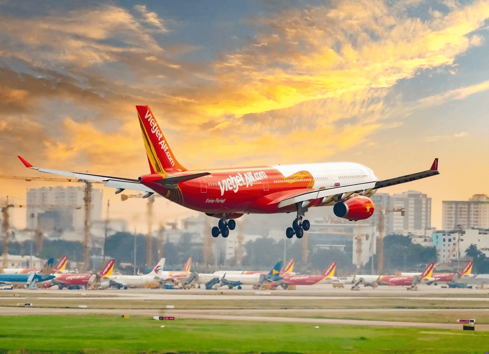 Bay hè 24/7 cùng Vietjet với giá ưu đãi chỉ từ 0 đồng