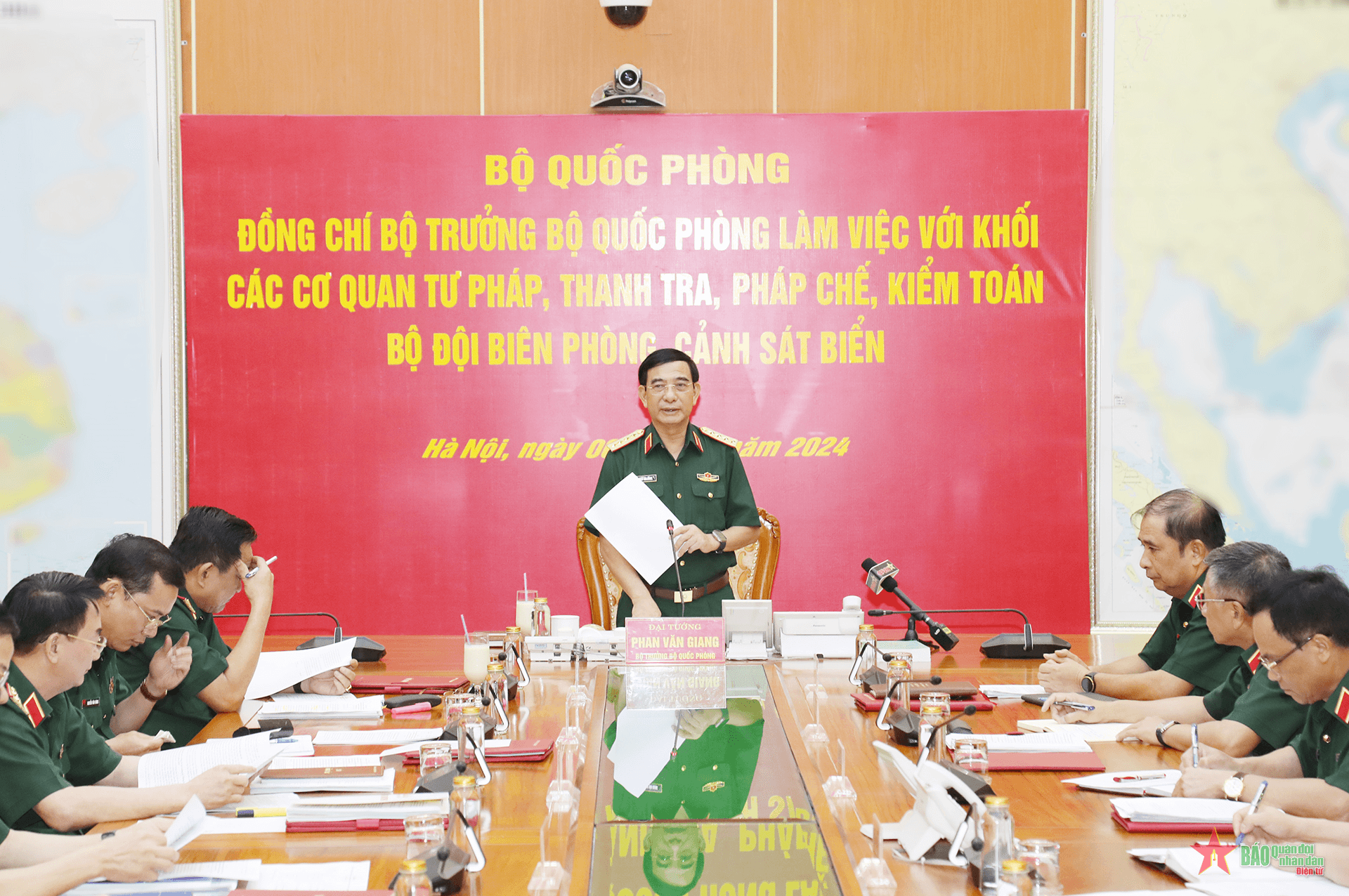 Đại tướng Phan Văn Giang: Tuyệt đối không để xảy ra tiêu cực, tham nhũng, sách nhiễu cơ quan, đơn vị