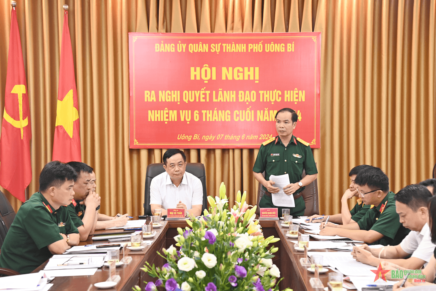 Đảng ủy Quân sự TP Uông Bí (Quảng Ninh) ra nghị quyết lãnh đạo thực hiện nhiệm vụ 6 tháng cuối năm 2024