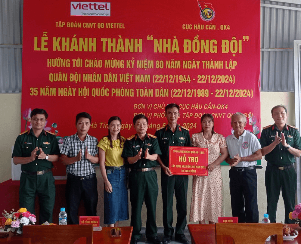 Lữ đoàn Vận tải 654 bàn giao Nhà đồng đội