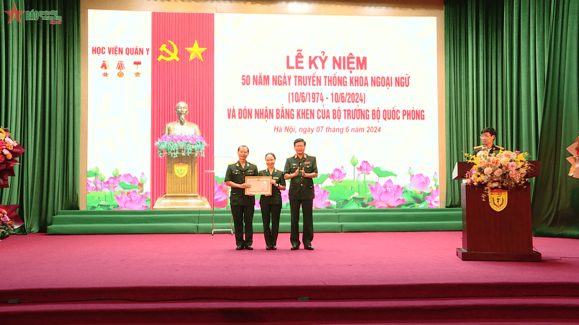 Khoa Ngoại ngữ, Học viện Quân y kỷ niệm 50 năm Ngày truyền thống