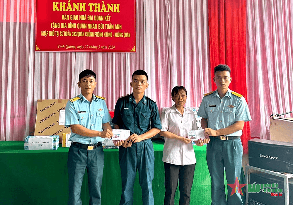 Gia đình chiến sĩ Bùi Tuấn Anh có nhà mới